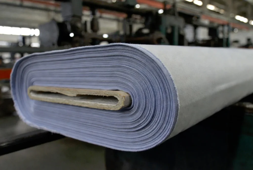 Polyester fabric roll for bag manufacturing