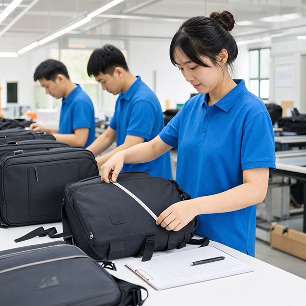 Bag quality control before bulk shipment