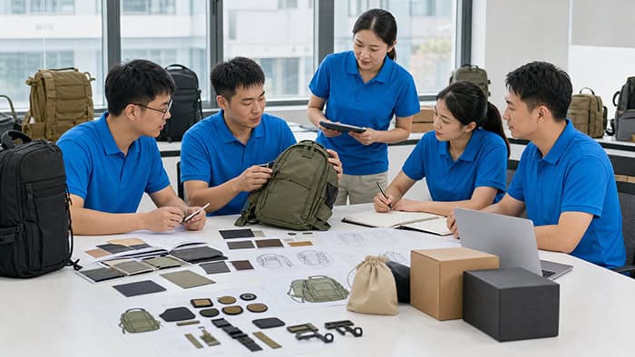 OEM and private label backpack development process