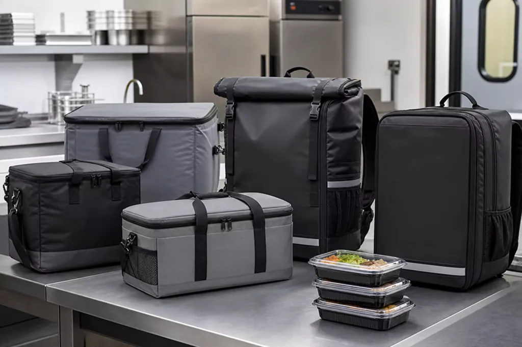 Custom insulated cooler bags and food delivery backpacks