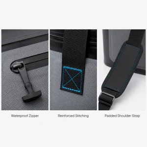 Reinforced stitching cooler bag industrial sewing craftsmanship detail