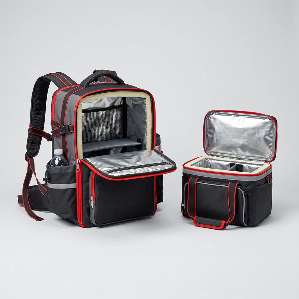 Food delivery backpacks and bags with insulated structure and OEM customization