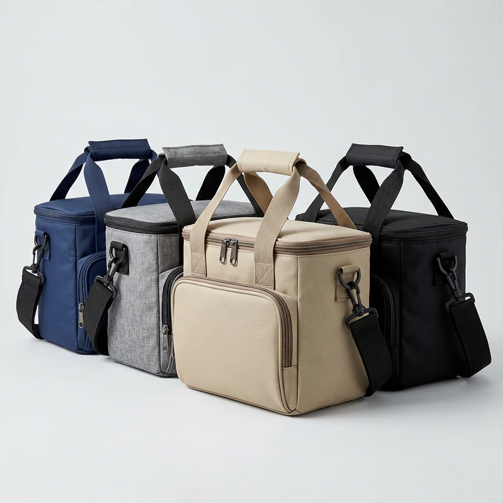 Lunch cooler bags with insulated lining and OEM customization